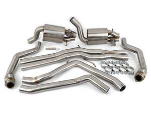 ES#4660698 - 012767LA02 - C7 RS7 Cat Back Valved Exhaust - Experience your driving passion with our ECS Valved Exhaust System! - ECS - Audi