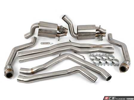 ES#4660698 - 012767LA02 - C7 RS7 Cat Back Valved Exhaust - Experience your driving passion with our ECS Valved Exhaust System! - ECS - Audi