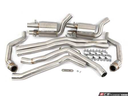 ES#4660652 - 012767LA01KT - C7 S6/S7 Valved Cat Back Exhaust - Stainless - Experience your driving passion with our ECS Valved Exhaust System! - ECS - Audi