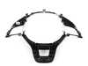 ES#2773400 - 6C0419685BN0R - Steering Wheel Trim - Black/Aluminum  - For Vehicles with 3-spoke Leather steering wheels - Genuine Volkswagen Audi - Volkswagen