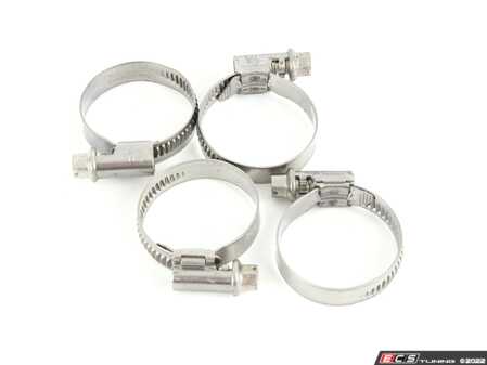 ES#4460650 - 51738197504KT - Water Outlet Hose Clamp Kit Fix - Set Of Four  - Used to fix the front sunroof drain from coming loose and ruining the FRM / Footwell module - ECS - MINI