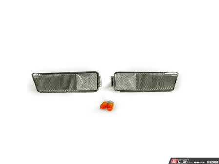 ES#248690 - 341-1401P-B-VS - Bumper Side Marker Set - Light Smoke - Replace that orange reflector on front bumper - Depo - Volkswagen