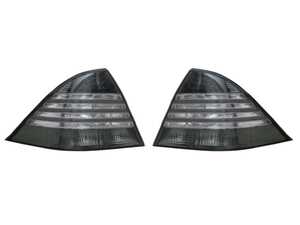 ES#3663072 - 440-1919P4UECS - W220 S-Class Tail Light Set - Smoked - All-Smoke LED Tail Lights with Circuit Board - Depo - Mercedes Benz