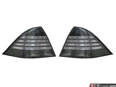 ES#3663072 - 440-1919P4UECS - W220 S-Class Tail Light Set - Smoked - All-Smoke LED Tail Lights with Circuit Board - Depo - Mercedes Benz