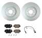 ES#4643137 - 34116860907fKT - Aftermarket Brake Service Kit (Front) - Brake service kit including pads, rotors, and wear sensors. - Assembled By ECS - BMW