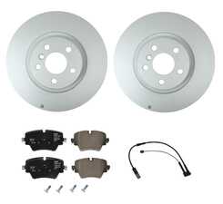ES#4643137 - 34116860907fKT - Aftermarket Brake Service Kit (Front) - Brake service kit including pads, rotors, and wear sensors. - Assembled By ECS - BMW