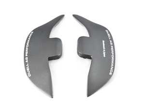 ES#3970041 - F56PSFRPDG - Duell AG F54/F55/F56/F57/F60 FRP Dark Gray Shifter - Pair - Straight from Japan aggressive dual paddles with import tuner design - Duell Ag - MINI