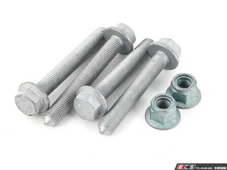 ES#4615397 - N10628301KT - Rear Toe Arm Install Kit - Replace your old rusty hardware. - Assembled By ECS - Audi Volkswagen