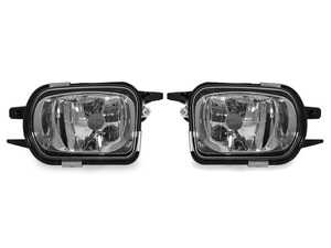 ES#3663089 - 440-2021P-UQ - R171 SLK-Class Rectangular Fog Light - Set - Featuring Rectangular Chrome Housings for a Crystal Clear Look! - Depo - Mercedes Benz