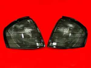 ES#3663050 - 440-1502P-AE-VS - W202 C-Class Smoked Corner Lights - Set - All-Smoked Corner Lights for your W202! - Depo - Mercedes Benz