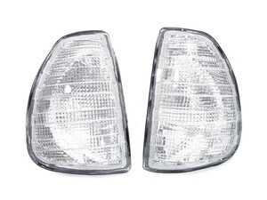 ES#3663055 - 440-1605PBWE-C - W123 E-Class Clear Corner Light - Set - Crystal Clear Corner Lights for your W123! - Depo - Mercedes Benz