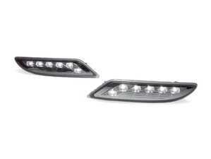 ES#3662900 - 340-1413P4A-VC - W221 S-Class Crystal Clear White LED Front Bumper Side Marker Light - Set  - Featuring White LED Crystal Clear Side Marker Lights for your W221! - Depo - Mercedes Benz