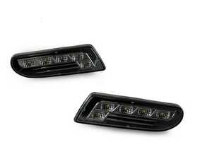 ES#3662889 - 340-1409P4U-VS - W220 S-Class Crystal Smoke White LED Bumper Side Marker Lights - Set - Featuring White LED Crystal Smoked Side Marker Lights for your W220! - Depo - Mercedes Benz