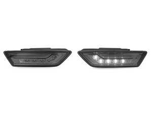 ES#3662932 - 340-1420P4B-S - W218 CLS-Class Smoke White LED Bumper Side Marker Lights - Set - Featuring White LED Crystal Smoked Side Marker Lights for your W218! - Depo - Mercedes Benz