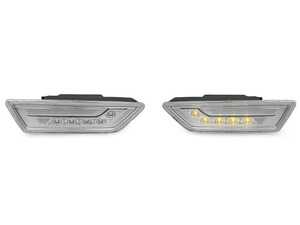 ES#3662929 - 340-1420P3B-C - W218 CLS-Class Clear Amber LED Bumper Side Marker Lights - Set - Featuring Amber LED Crystal Crystal Clear Side Marker Lights for your W218! - Depo - Mercedes Benz