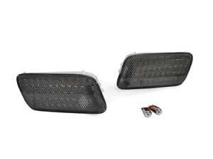 ES#3662868 - 340-1401PTU-VS - W210 E-Class Crystal Smoke Bumper Side Marker Lights - Set - Featuring Crystal Smoked Side Marker Lights for your W210! - Depo - Mercedes Benz