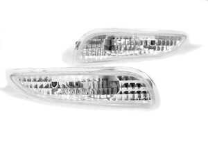 ES#3662880 - 340-1406PXB-VC - W209 CLK-Class Crystal Clear Bumper Side Marker Lights - Set - Featuring Crystal Clear Side Marker Lights for your W209! - Depo - Mercedes Benz