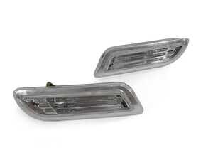 ES#3662877 - 340-1405P3A-VC - W208 CLK-Class Crystal Clear White LED Bumper Side Marker Lights - Set - Featuring White LED Crystal Clear Side Marker Lights for your W208! - Depo - Mercedes Benz
