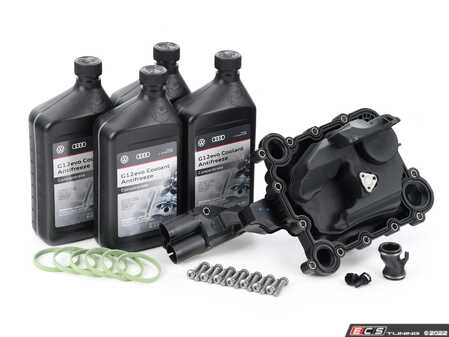 ES#4487400 - 06E103547AHKT - Ultimate Pressure Control Valve (PCV) Service Kit - Comprehensive kit includes new oil separator, supercharger gaskets, vent tube o-rings, and ECS coolant bleeder screw kit. - Assembled By ECS - Audi