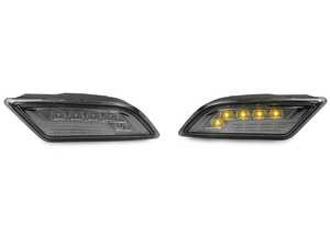 ES#3662924 - 340-1419P3B-S - W204 C-Class Smoked Amber LED Bumper Side Marker Lights - Set - Featuring Amber LED Smoked Side Marker Lights for your W204! - Depo - Mercedes Benz