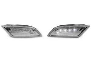 ES#3662925 - 340-1419P4B-C - W204 C-Class Crystal Clear White LED Bumper Side Marker Lights - Set - Featuring White LED Crystal Clear Side Marker Lights for your W204! - Depo - Mercedes Benz