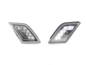 ES#3662906 - 340-1415P3A-VC - W204 C-Class Crystal Clear White LED Bumper Side Marker Lights - Set - Featuring White LED Crystal Clear Side Marker Lights for your W204! - Depo - Mercedes Benz