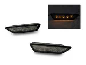 ES#3662916 - 340-1417PXA-VS - R230 SL-Class Smoked Amber LED Bumper Side Marker Lights - Set - Featuring Amber LED Smoked Side Marker Lights for your R230! - Depo - Mercedes Benz
