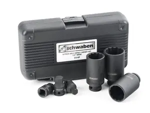 Axle Impact Socket Kit - 6 Pieces