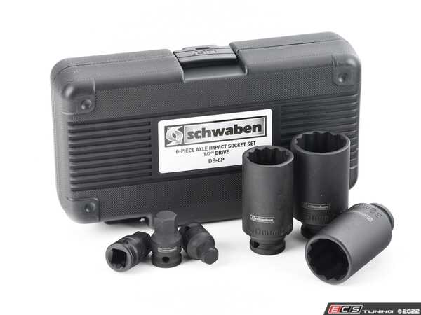 Dd6 Socket Schwaben - DS-6P - Axle Impact Socket Kit - 6 Pieces