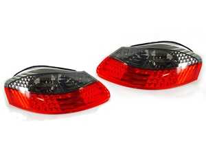 ES#3663334 - 448-1903PXUE-SR - 986 Boxster Red & Smoke LED Tail Lights - Set - Give your 986 an updated look with tail lights inspired by the newest Porsche models - Depo - Porsche