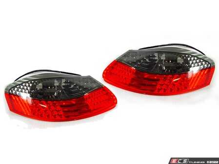 ES#3663334 - 448-1903PXUE-SR - 986 Boxster Red & Smoke LED Tail Lights - Set - Give your 986 an updated look with tail lights inspired by the newest Porsche models - Depo - Porsche