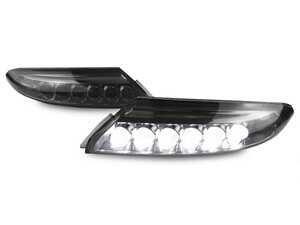 ES#3663425 - DP309-S - 997 Smoked White & Amber LED Side Marker Lights - Set - Featuring LED Smoked Turn Signal Lights for your 997! - Depo - Porsche