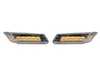 ES#3663413 - D48-1402P-AEVC - 997 Crystal Clear Amber LED Side Marker Lights - Set - Featuring Amber LED Clear Side Marker lights for your 997 & 987! - Depo - Porsche