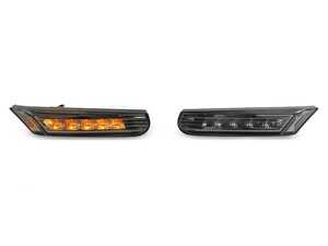 ES#3663410 - D48-1401P-AE-VS - 996 Smoked Amber LED Side Marker Lights - Set - Featuring Amber LED Smoked Side Marker lights for your 996 & 986! - Depo - Porsche