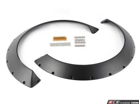 ES#3478672 - Gl7 - 7cm "Glider" Universal Fender Flares - Pair - ABS plastic universal fender flares that add 7cm of width per side - Clinched - Audi BMW Volkswagen Mercedes Benz MINI Porsche