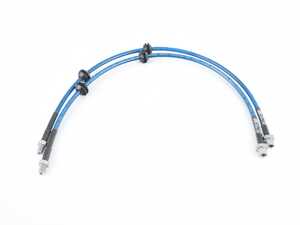 ES#4620354 - 047509LA01 - Stainless Steel Brake Lines - Front - Zinc-Nickel plating for increased corrosion resistance and sleek low-profile design. Made in the USA. - Turner Motorsport - BMW