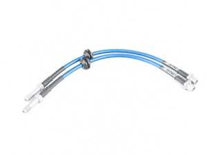 ES#4620355 - 047509LA02 - Stainless Steel Brake Lines - Rear - Zinc-Nickel plating for increased corrosion resistance and sleek low-profile design. Made in the USA. - Turner Motorsport - BMW