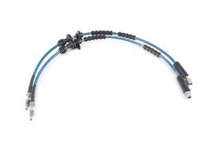 ES#4620346 - 047565LA01 - Stainless Steel Brake Lines - Front - Zinc-Nickel plating for increased corrosion resistance and sleek low-profile design. Made in the USA. - Turner Motorsport - BMW