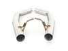 ES#4660245 - 042002LA01KT2 - B6 S4 Muffler Delete Kit - With 4.0" Chrome Tips - Add an aggressive exhaust note to your B6 S4 so you can hear that V8 roar! - ECS - Audi