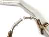 ES#4660245 - 042002LA01KT2 - B6 S4 Muffler Delete Kit - With 4.0" Chrome Tips - Add an aggressive exhaust note to your B6 S4 so you can hear that V8 roar! - ECS - Audi