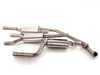 ES#5464 - FE100018 - Stealth Cat-Back Exhaust System - 2.5" Fully Polished - (NO LONGER AVAILABLE) - Dual 3" rolled edge polished tips - APR - 