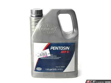ES#4666615 - 1058207 - Pentosin Full Synthetic ATF 6 (M1375.4) - 5 Liters - ATF6 - For use in 6 speed ZF transmissions - meets Shell M1375.4 specifications - Pentosin - Audi BMW Volkswagen MINI Porsche