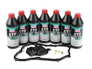 ES#4381696 - 09p325429KT - 8-Speed Automatic Transmission Service Kit - 7 Liters - Includes new filters & transmission pan gasket. Includes enough fluid to drain, flush, and fill. - Assembled By ECS - Audi Volkswagen