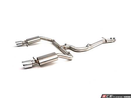 ES#4659739 - 019096LA03 - MK7/MK7.5 VW Alltrack/Golf Sportwagon Catback Exhaust System  - In-house engineered for MK7/MK7.5 Alltrack enthusiasts! Featuring T304 SS Tig-welded 3" midpipe with dual 2.5" mufflers - ECS - Volkswagen