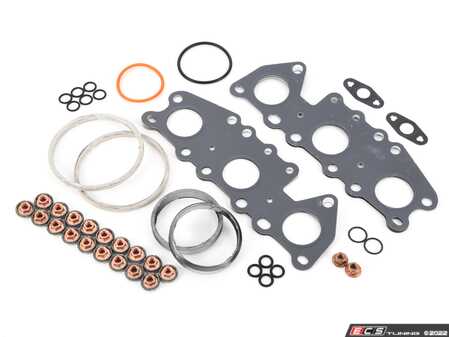 ES#4494811 - S55TURBINSKT - S55 Turbocharger Installation Kit - Ensure proper sealing when installing the turbos on your S55 - Assembled By ECS - BMW