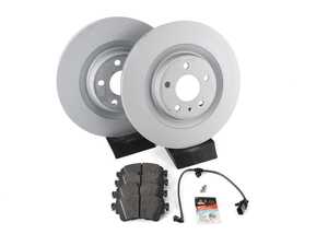 ES#4460881 - 4h0615601h3KT - Rear Brake Service Kit  - Features ECS DD23 "Daily Driver" ceramic pads and Zimmerman rotors - Assembled By ECS - Audi