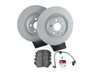 ES#4460881 - 4h0615601h3KT - Rear Brake Service Kit  - Features ECS DD23 "Daily Driver" ceramic pads and Zimmerman rotors - Assembled By ECS - Audi