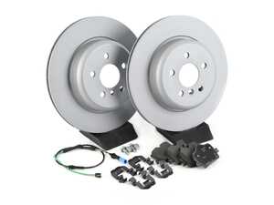 ES#4643143 - 34216882245rKT - Aftermarket Brake Service Kit (Rear) - Brake service kit including pads, rotors, and wear sensors. - Assembled By ECS - BMW