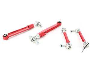 ES#4659823 - AK-210-A - Adjustable Rear Camber And Toe Kit W/ Spherical Bearings - Improve Handling With Stiffer Rods And Tighter Spherical Bearings V.S. Rubber - GODSPEED - BMW
