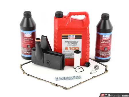 ES#3698365 - 0b5325429e3KT - Complete PDK Automatic Transmission Service Kit  - Includes a new PDK trans filter, PDK cooling filter, fluid, gaskets, transmission pan bolts, and plugs to service your transmission - Assembled By ECS - Porsche